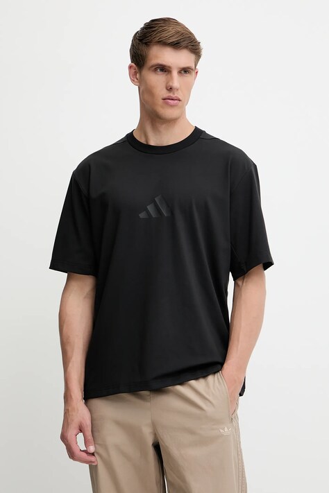 Μπλουζάκι adidas Z.N.E. χρώμα: μαύρο, JJ1151