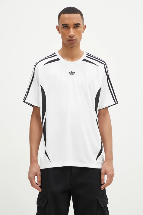 Тениска adidas Originals TEAMGEIST TEE в бяло с апликация JP1113