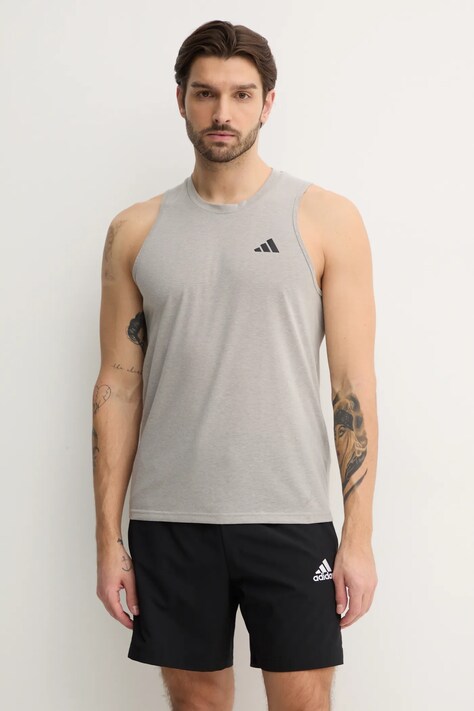 adidas Performance tricou de antrenament Train Essentials culoarea gri, IC6950