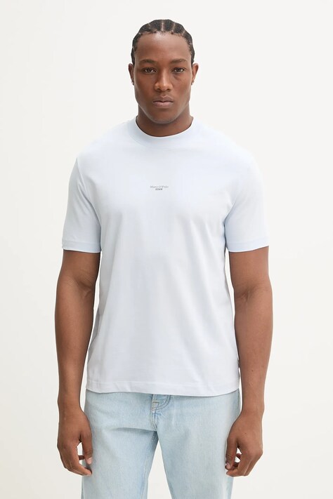 Bavlněné tričko Marc O'Polo modrá barva, 5000005974