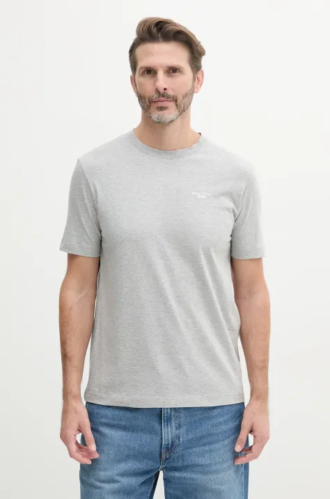 Marc O'Polo t-shirt bawełniany 2-pack męski kolor czarny melanżowy 5000006181
