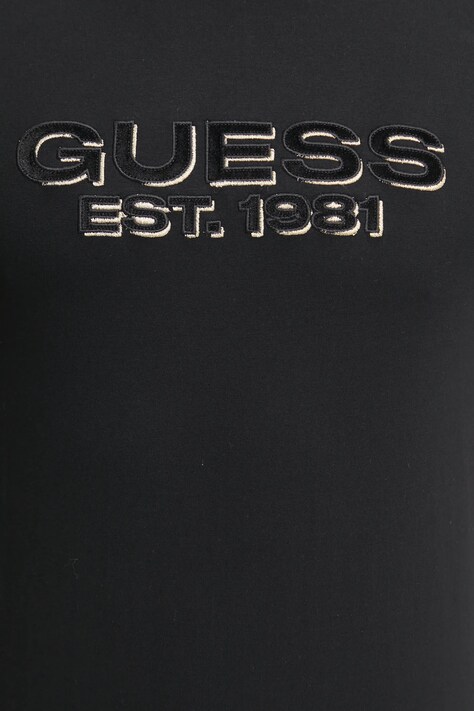 Бавовняна футболка Guess — SS25-TSM0EC, чорний — фото 4