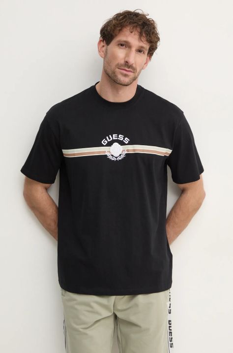 Guess t-shirt in cotone MOJO uomo colore nero Z5RI02 I3Z14