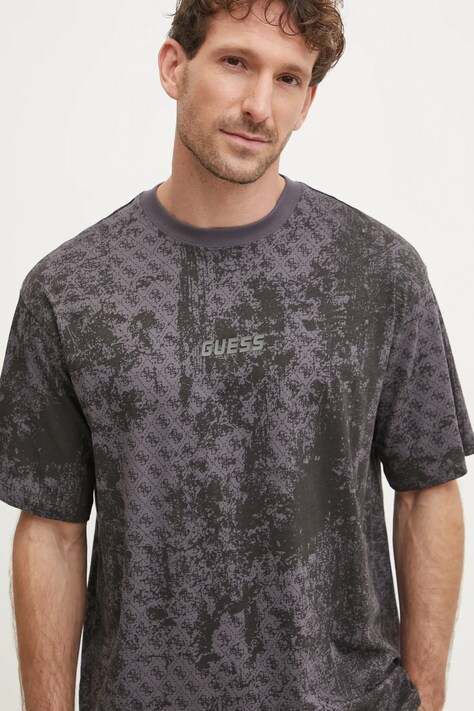 Guess tricou din bumbac GOTAM barbati, modelator, Z5RI16 I3Z14