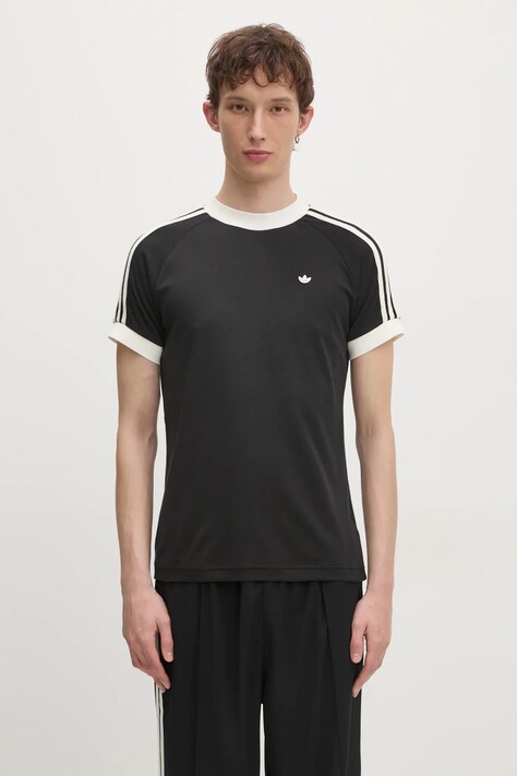 adidas Originals t-shirt bawełniany Premium Cali Tee męski kolor czarny z nadrukiem JC6361