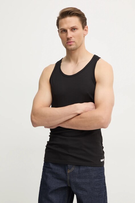 Diesel t-shirt WALTY-D-BOX-2PACK Tank 2 db fekete, férfi, A17814.0LIAD