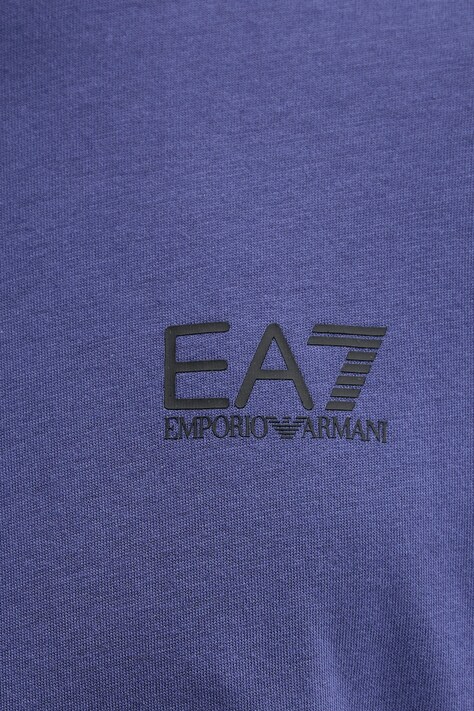 EA7 Emporio Armani футболка чоловіча бавовняна — SS25-TSM0L9, фіолетовий — фото 5
