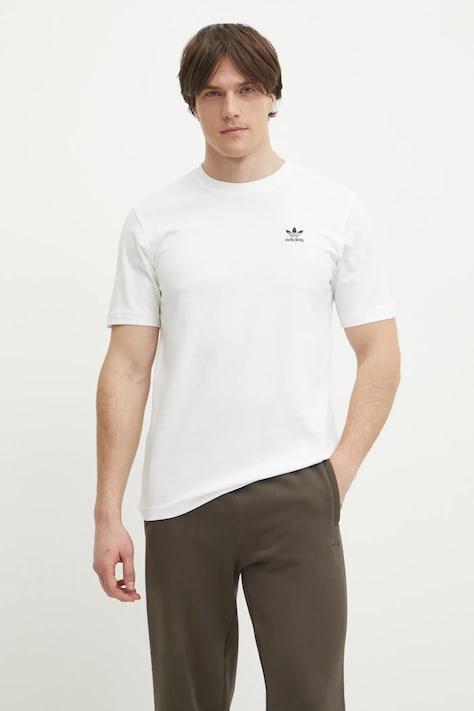 Bavlněné tričko adidas Originals Trefoil bílá barva, JI8544