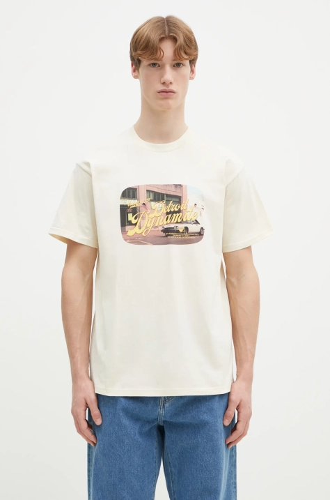 Carhartt WIP t-shirt in cotone Greatest Flicks uomo colore beige I034393.05XX