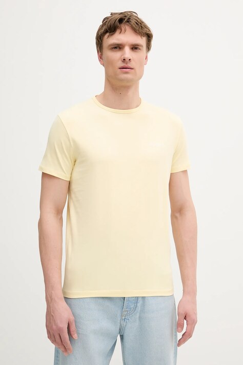 Pepe Jeans tricou ORIGINAL BASIC 3N culoarea gri, cu imprimeu, PM508212