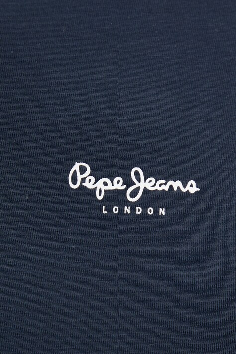 Футболка Pepe Jeans ORIGINAL BASIC 3N — SS25-TSM0R7, темно-синій — фото 5