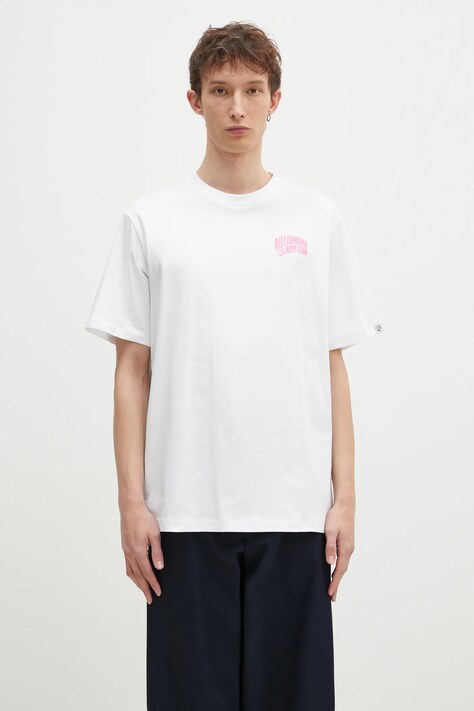 Billionaire Boys Club t-shirt bawełniany Small Arch Logo Highlight męski kolor biały z nadrukiem BC008