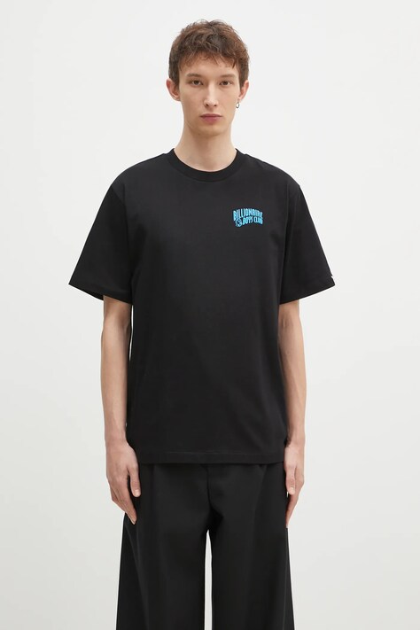 Billionaire Boys Club t-shirt bawełniany Small Arch Logo Highlight męski kolor czarny z nadrukiem BC008