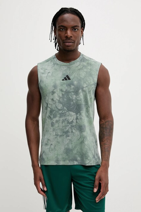 adidas Performance tricou de antrenament Power culoarea verde, JP4136