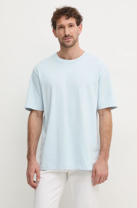 Lindbergh t-shirt in cotone uomo colore blu 30-400120