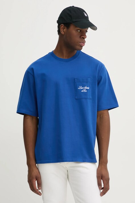 Levi's tricou din bumbac HALF SLEEVE GR PCKT T barbati, neted, 001MH