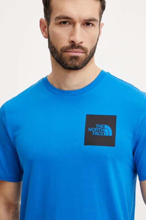 The North Face tricou Fine bărbați, cu imprimeu, NF0A8A6MT4S1