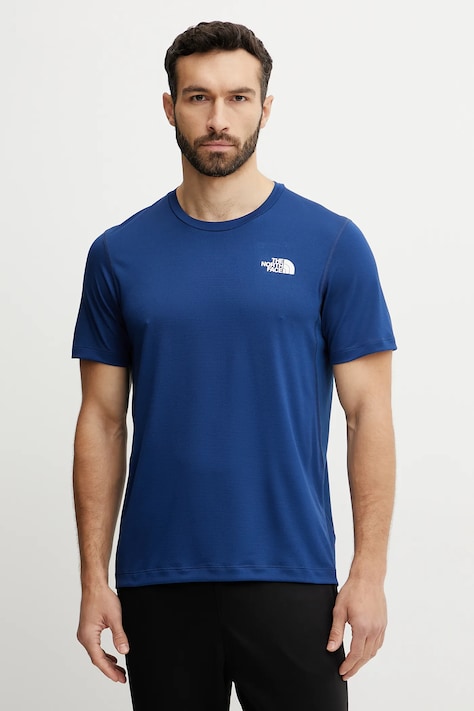 Αθλητικό μπλουζάκι The North Face Lightbright χρώμα: ναυτικό μπλε, NF0A825OD1R1