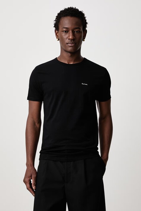 Paul Smith T-shirt basic męski bawełniany 3-pack czarny M1A-389-M3PK