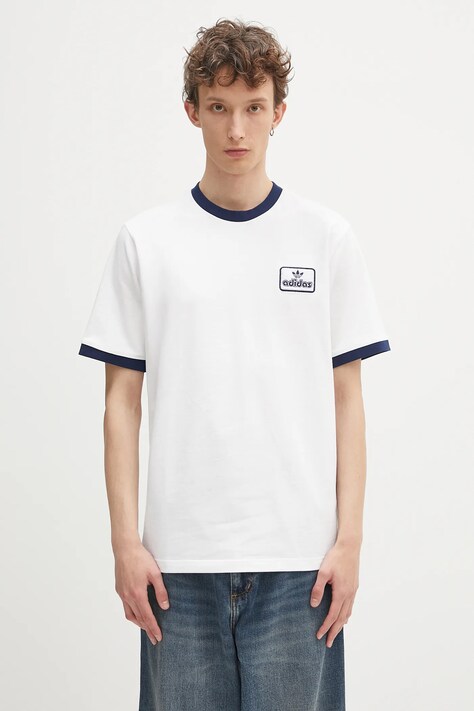 adidas Originals cotton t-shirt Contrast Tee white color with an application JC8384