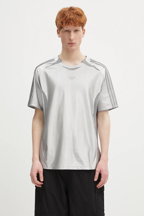adidas Originals tricou 2000 T-shirt culoarea argintiu, cu imprimeu, JM6743