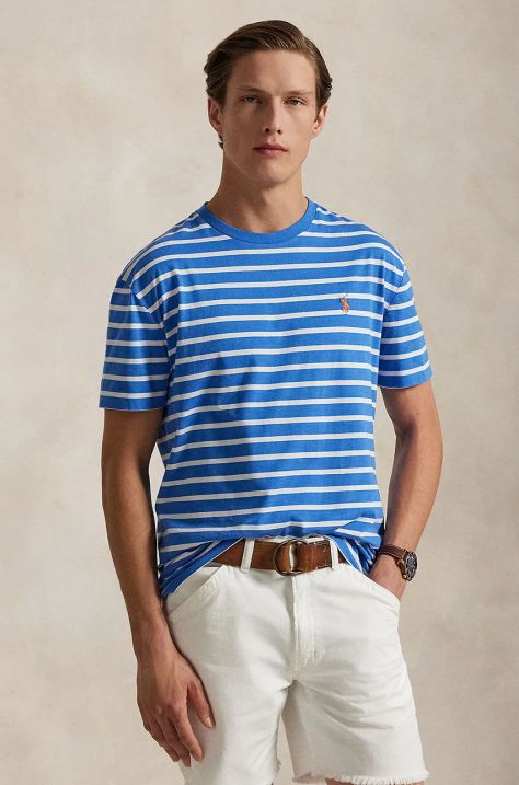 Pamučna majica Polo Ralph Lauren za muškarce, s uzorkom, 710938134