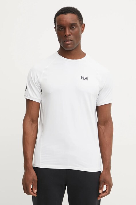 Tričko Helly Hansen HP OCEAN bílá barva, s potiskem, 34418