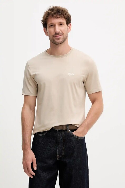 Guess tricou PIMA culoarea negru, uni, M4GI70 KC9X0