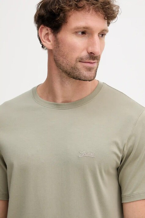 Guess tricou PIMA culoarea negru, uni, M4GI70 KC9X0