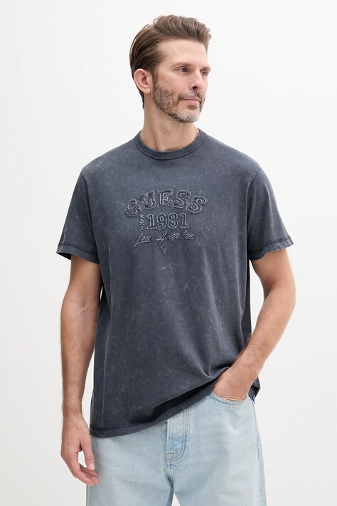 Хлопковая футболка с аппликацией M5GI14 K8FQ4