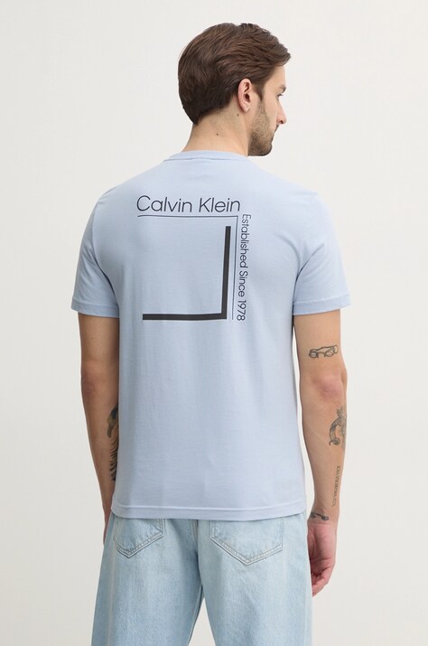 Calvin Klein tricou din bumbac barbati, cu imprimeu, K10K114152