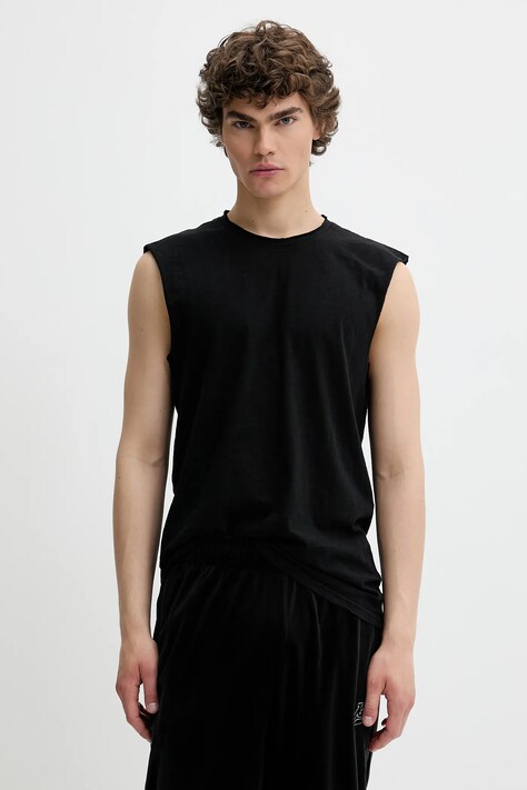Superdry tricou din bumbac culoarea negru, M6010897A-02A