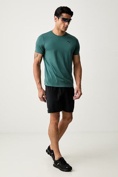Puma tricou de antrenament pentru bărbați Essentials Solid cat Tee turcoaz 525908