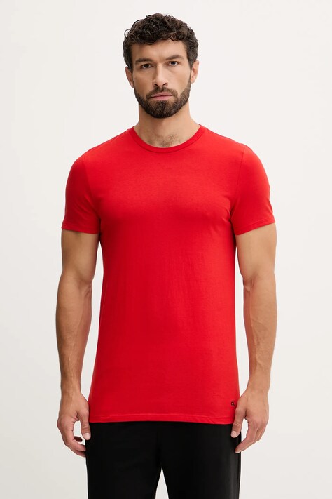 Βαμβακερό lounge t-shirt Calvin Klein Underwear 3-pack χρώμα: γκρι, LV00NB4051
