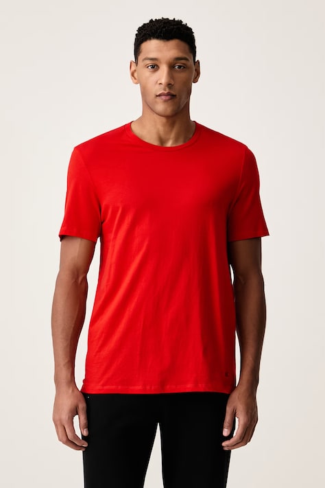 Calvin Klein Underwear Lounge tričko pánske bavlnené 3-pak modré LV00NB4051