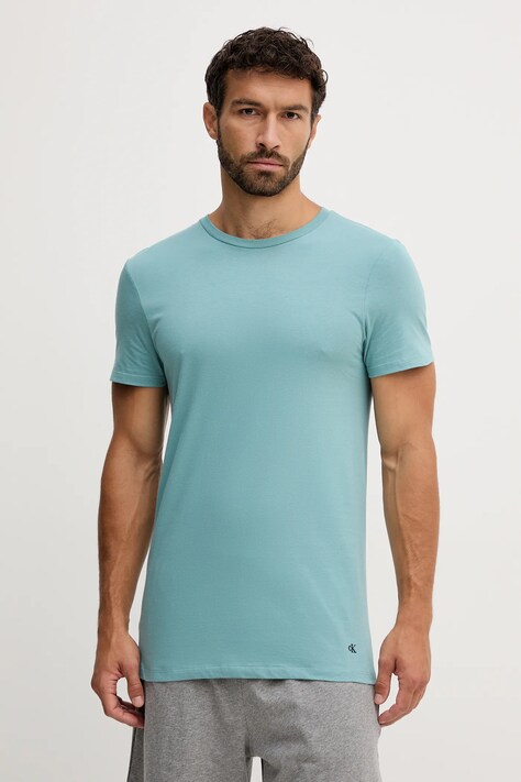 Βαμβακερό lounge t-shirt Calvin Klein Underwear 3-pack χρώμα: γκρι, LV00NB4051