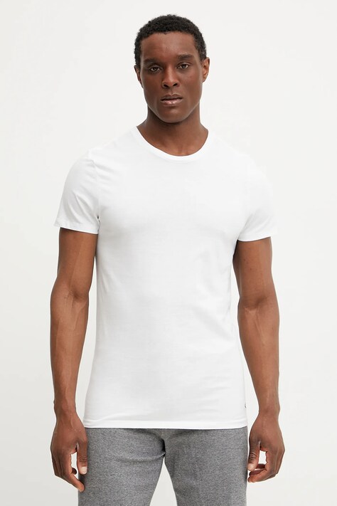 Calvin Klein Underwear tricou lounge din bumbac 3-pack barbati, culoarea gri, neted, LV00NB4051