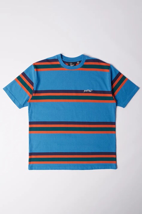 by Parra t-shirt in cotone Script striped uomo colore blu 53210