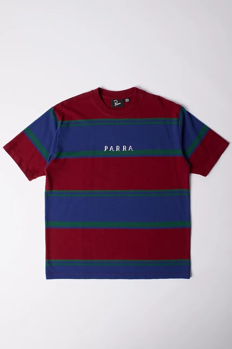 by Parra t-shirt bawełniany Guess this męski kolor czerwony 53320