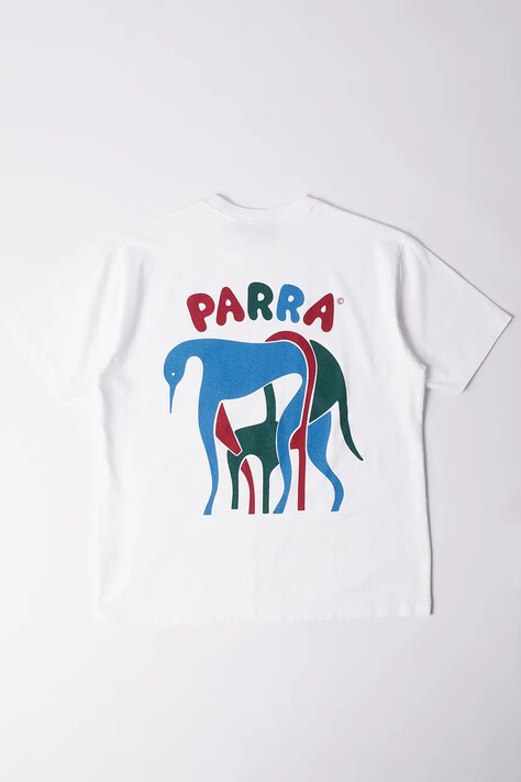 Βαμβακερό μπλουζάκι by Parra This damn chair ανδρικό, χρώμα: άσπρο, 53315