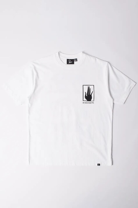 by Parra t-shirt bawełniany Yoga discounts męski kolor biały 53405