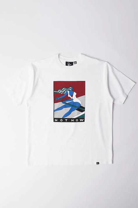 by Parra t-shirt bawełniany Into nowhere męski kolor biały 53410