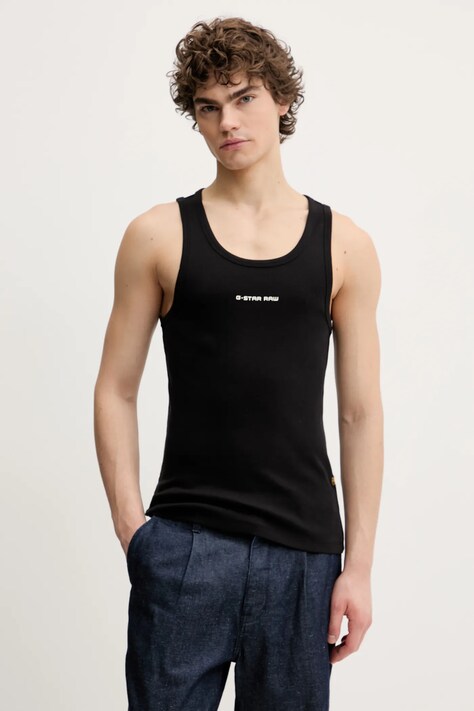 G-Star tricou din bumbac culoarea negru, D26444-5268