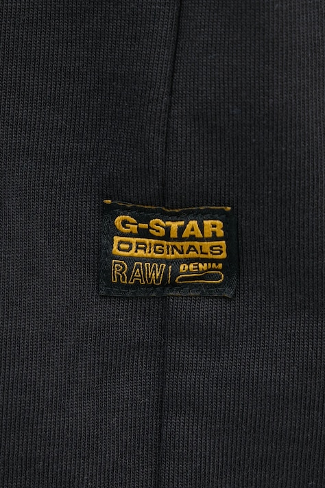 Бавовняна футболка G-Star — SS25-TSM1LG, чорний — фото 5