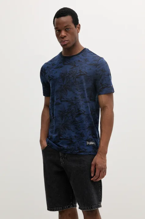 Tommy Hilfiger t-shirt in cotone uomo colore blu navy MW0MW38933