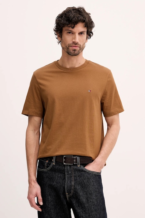 Tommy Hilfiger t-shirt in cotone uomo colore verde MW0MW39995