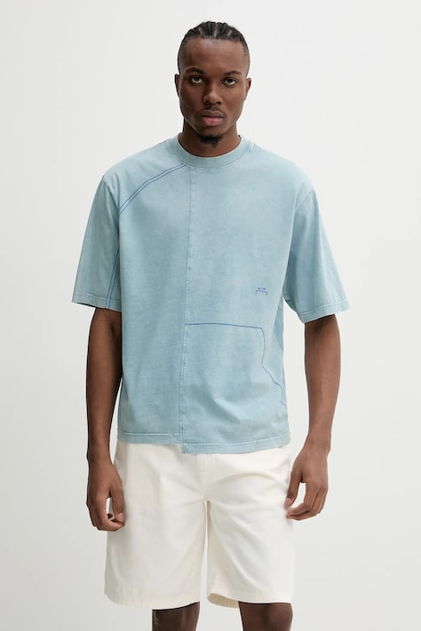 Хлопковая футболка A-COLD-WALL* мужская с аппликацией ACWMTS208