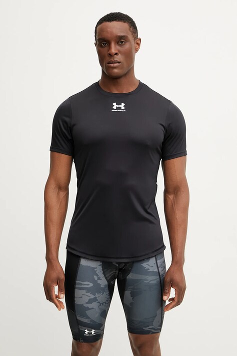 Under Armour tricou de antrenament Challenger Pro culoarea negru, uni, 1379452