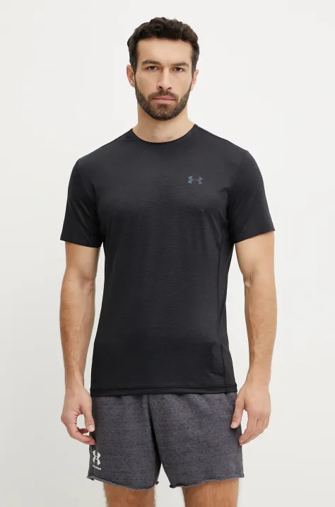 Under Armour t-shirt treningowy Vanish Elite kolor czarny melanżowy 1383669