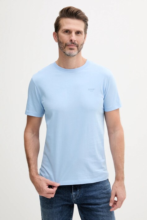 Joop! tricou din bumbac bărbați, culoarea portocaliu, cu imprimeu, 30045926